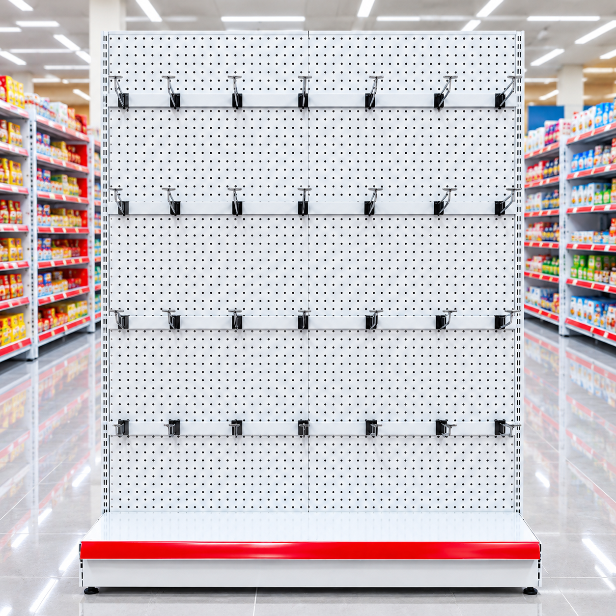 Display Shelves with Hooks — product reference