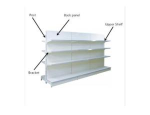 Double Side Shelves - H160XL120XD90cm - 8