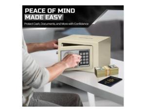 17E Groove Top Cut Money Safe Locker Box - 3 Kg - 3