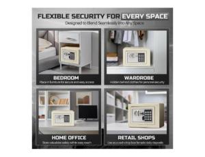 17E Groove Top Cut Money Safe Locker Box - 3 Kg - 5