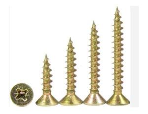 Chipboard Screw Yellow - 60 X 3.5 mm ( 1ctn x 40 Pack ) - 2